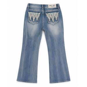 Embroidered Grace LA Y2K Jeans